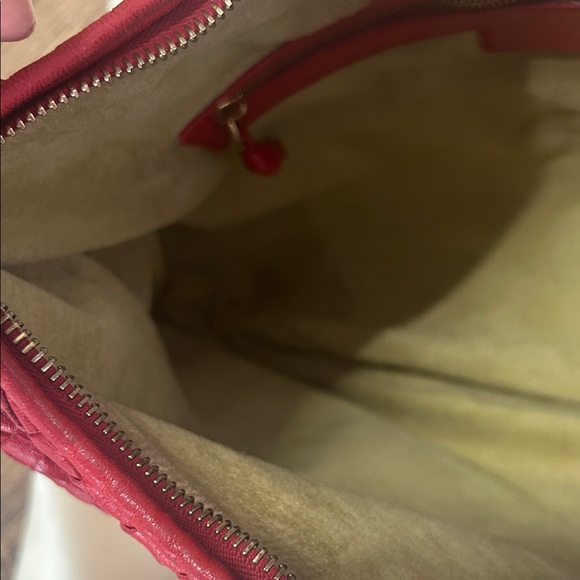 Bottega Veneta vintage red Woven Leather Hobo Bag - Picture 8 of 16